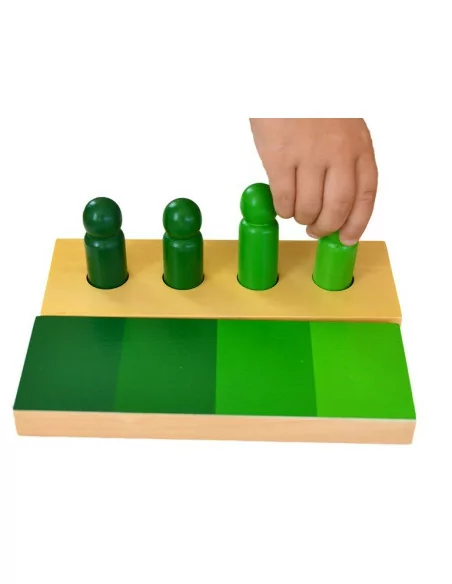 Cieniowanie kolorów - figurki z tabliczkami