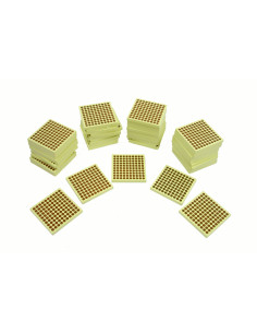 Drewniany kwadrat 100, 45 szt