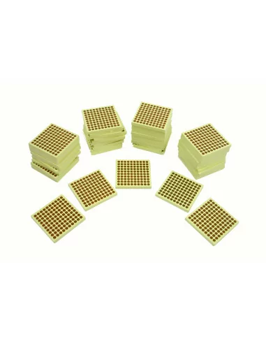 Drewniany kwadrat 100, 45 szt