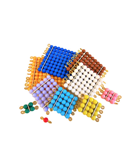 Kolorowe kwadranty z koralików