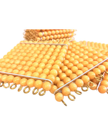 9 sztuk kwadratów (100 złotych koralików)