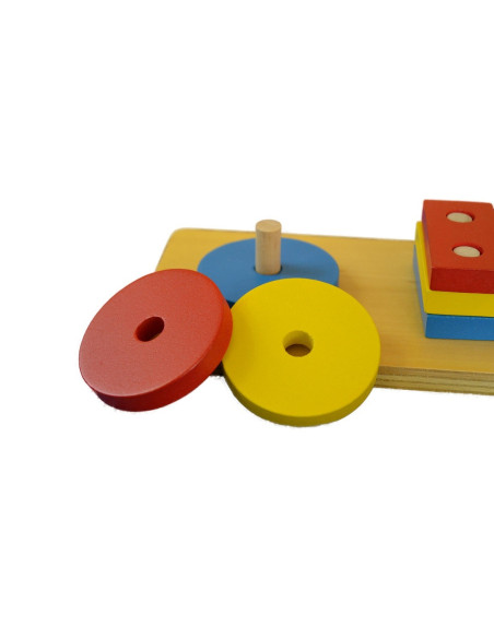 Kolorowe geometryczne kształty - sortowanie