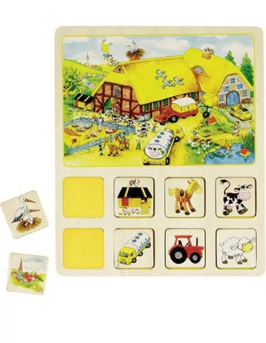 Gra edukacyjna - różne motywy (farma, cyrk ...)