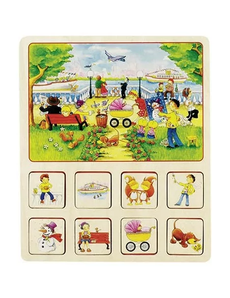 Gra edukacyjna - różne motywy (farma, cyrk ...)